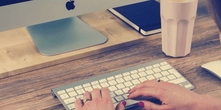 Stock photo of woman typing on computer to show how mobile inspections can help your business. Stock photo of woman typing on computer to show how mobile inspections can help your business.
