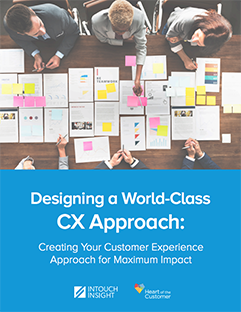 Designing a world-class CX approach to customer experience white paper cover