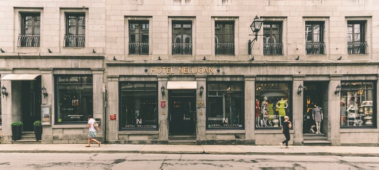 Outside image of hotel to help show how to properly do hotel checks