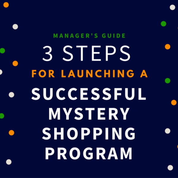 Manager's Guide: Three Steps for Launching a Successful Mystery Shopping Program