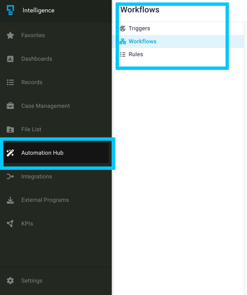 Configure workflows with enhanced automations