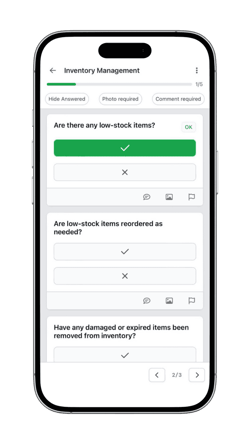 intouchcheck logic based question showing 'compliant'