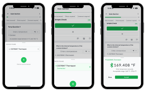 Thermapen phone mockup