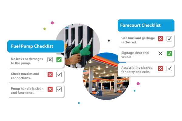 Forecourt and fuel pump maintenance