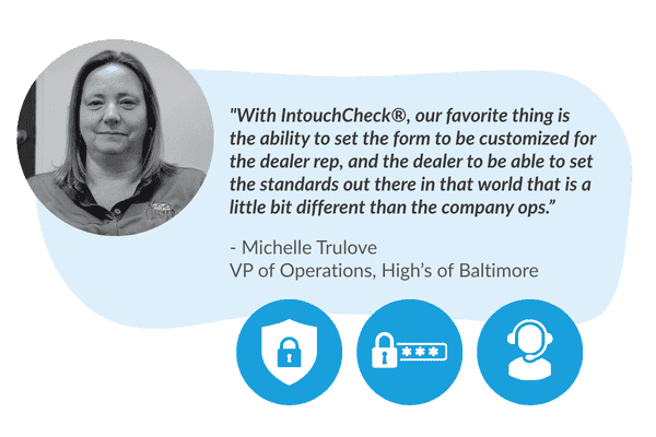 High's testimonial on IntouchCheck