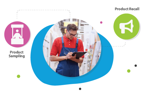 Support your teams during sampling activities and product recalls with digital checklists.