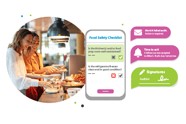 digital checklists to keep kitchens, bars, and buffets compliant and service-ready