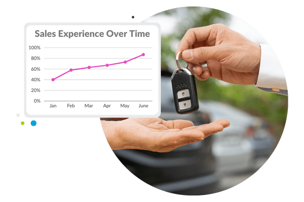 Mystery shopping audit of automotive sales process