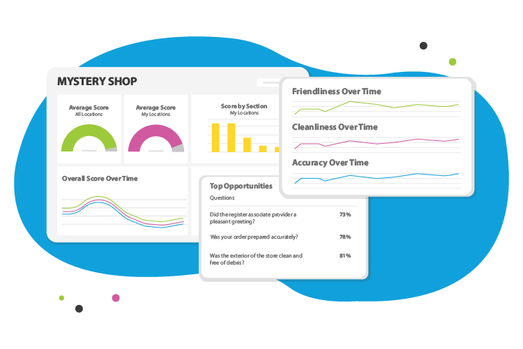 mystery shopping reports & dashboard