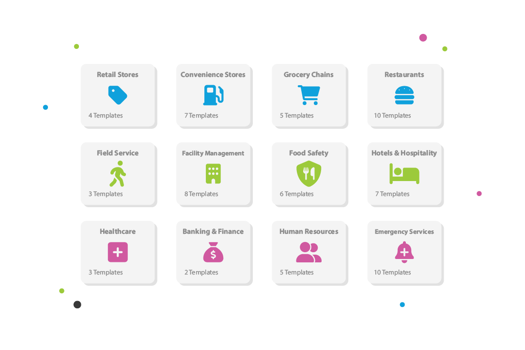 Use the IntouchCheck™ template library for a head start when creating operations checklists.