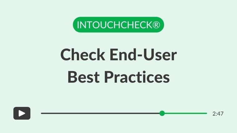 check-end-user-best-practices