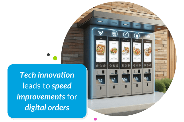 Speed improvements for digital orders were noticed.