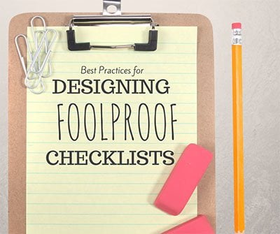 4 Ways to Create a Foolproof Checklist For Managing Your Business