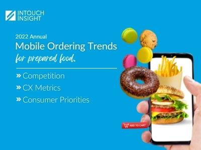 2022 Mobile Ordering Trends Retport for prepared food.