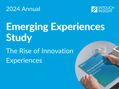 Download the 2024 Emerging Experience Study - The Rise of Innovation Experiences.